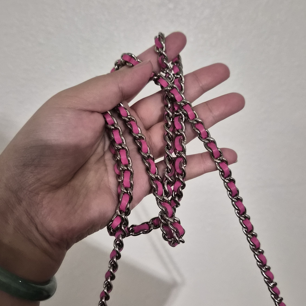 Chanel Patent Pink Wallet On Chain - Picture 13 of 14